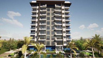 Новый жилой комплекс на этапе строительства в центре Махмутлара в рассрочку фото 1