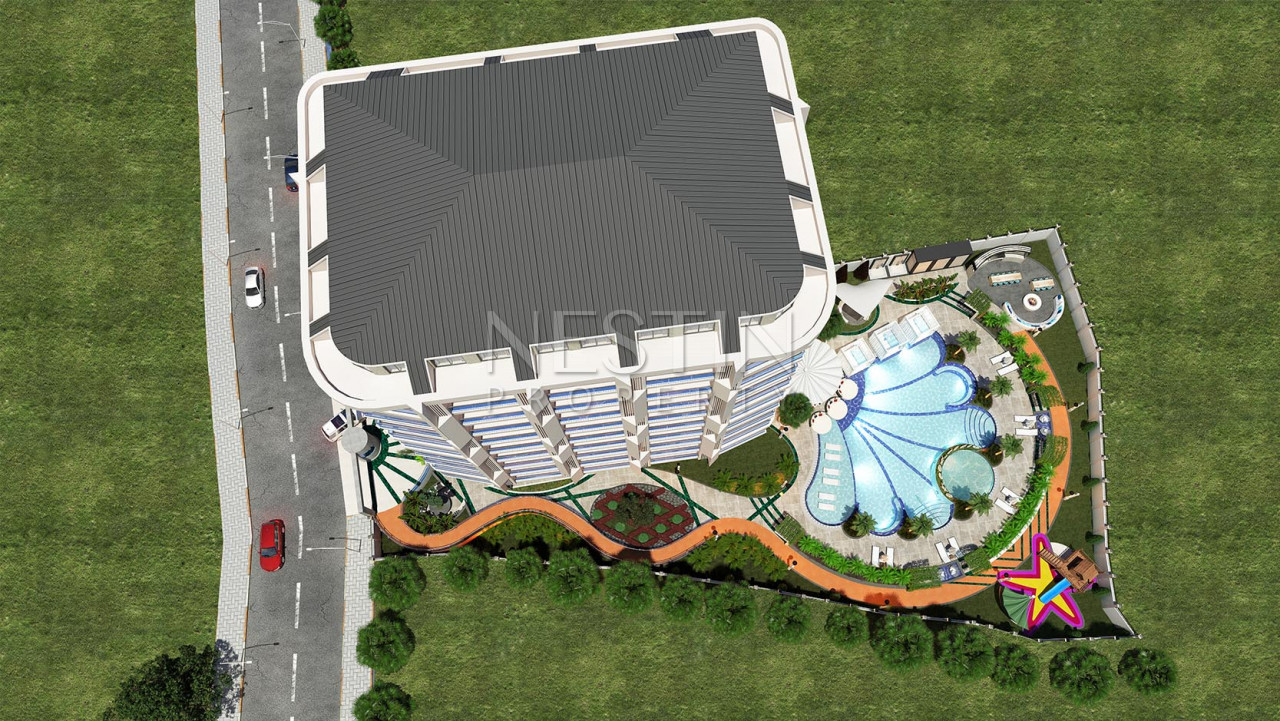 Прекрасная квартира 1+1 в центре города Алании фото 22