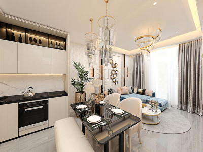 Прекрасная квартира 1+1 в центре города Алании фото 60