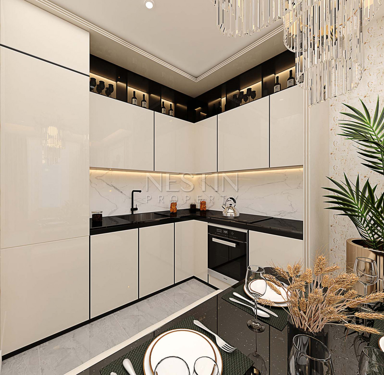 Прекрасная квартира 1+1 в центре города Алании фото 63