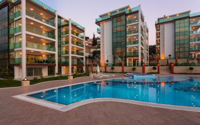 Большие квартиры 2+1 и 3+1 в районе Каргыджак с видом на море фото 2