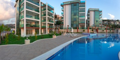 Большие квартиры 2+1 и 3+1 в районе Каргыджак с видом на море фото 5