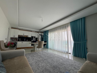 Просторная квартира 1+1 с видом на море в районе Махмутлар фото 3