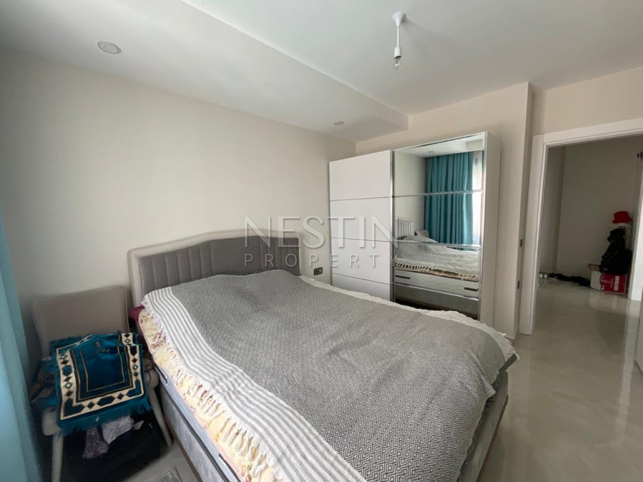 Просторная квартира 1+1 с видом на море в районе Махмутлар фото 10