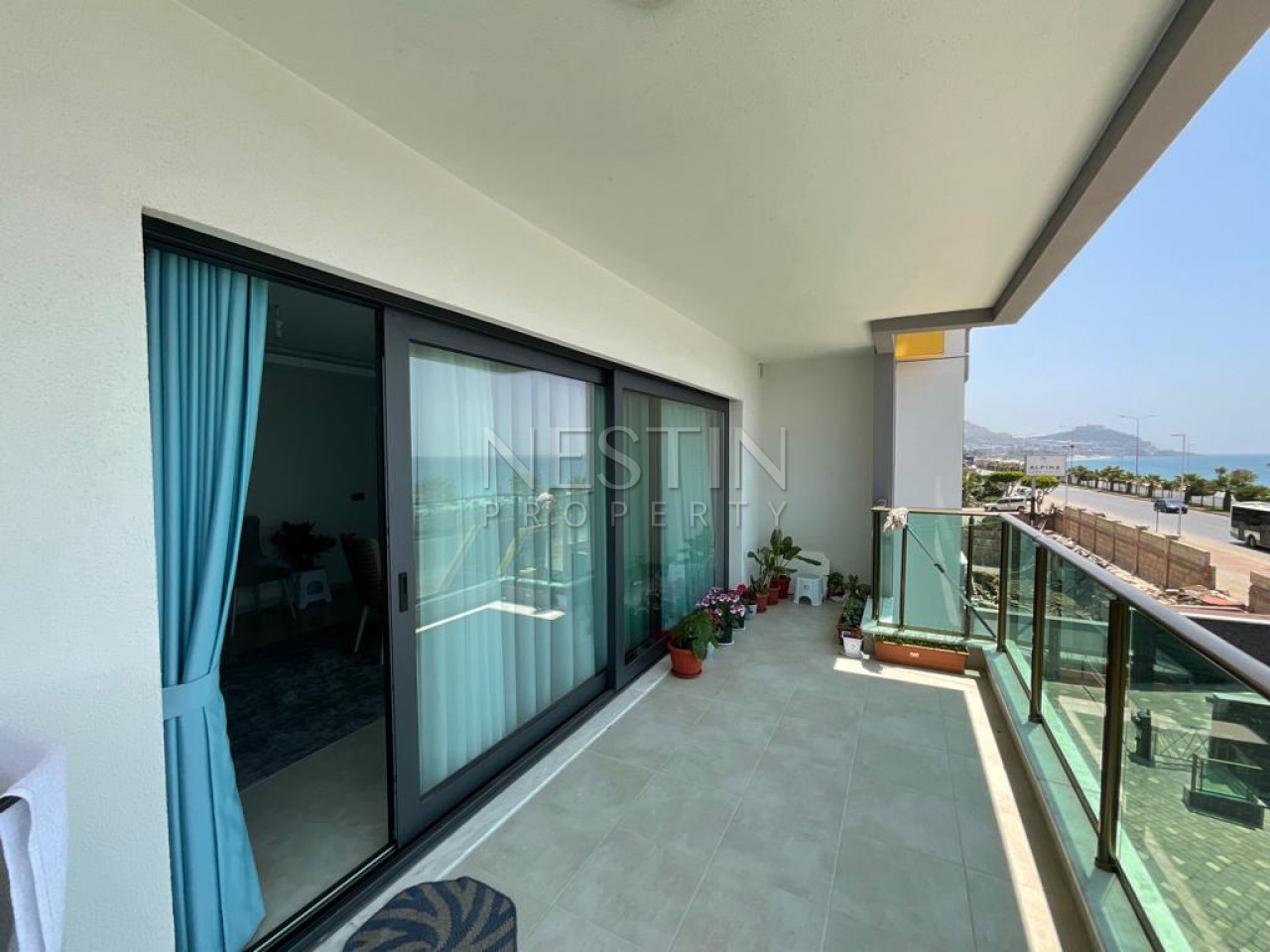 Просторная квартира 1+1 с видом на море в районе Махмутлар фото 17