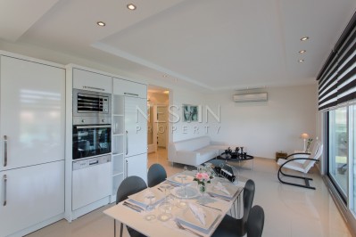 Большие квартиры 2+1 и 3+1 в районе Каргыджак с видом на море фото 28