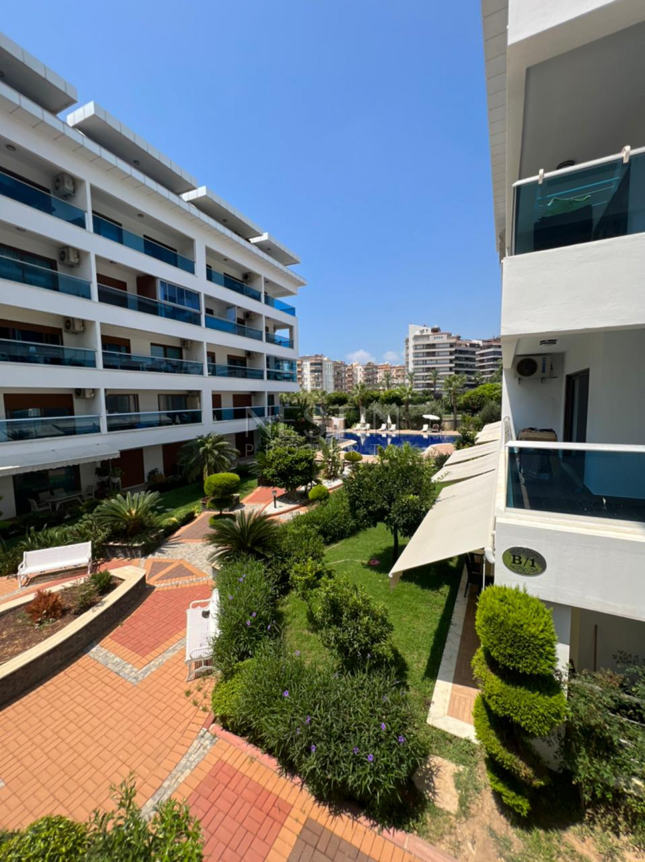 Садовый дуплекс 3+1 в уютном комплексе района Кестель фото 39