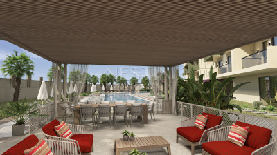 Квартиры 1+1 и 2+1 в новом ЖК на этапе строительства в районе Демирташ фото 14