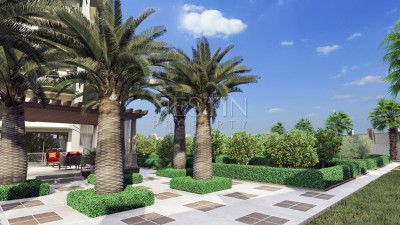 Квартиры 1+1 и 2+1 в новом ЖК на этапе строительства в районе Демирташ фото 22