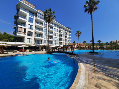 Квартира 3+1 дуплекс в комплексе в районе Кестель в 600 м от Средиземного моря фото 1