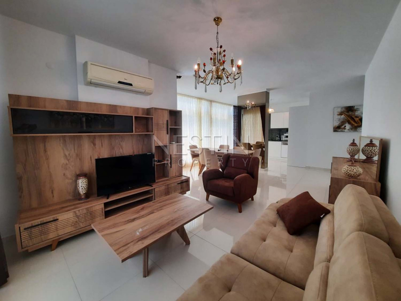 Квартира 3+1 дуплекс в комплексе в районе Кестель в 600 м от Средиземного моря фото 6