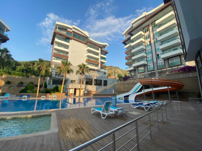 Пентхаус 2+1 с видом на Средиземное море в районе Каргыджак фото 1