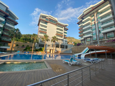 Пентхаус 2+1 с видом на Средиземное море в районе Каргыджак фото 14