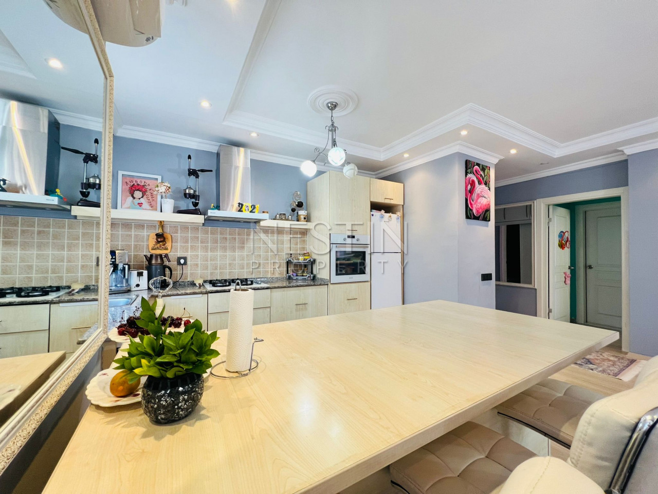 Квартира 2+1 в 600 метрах от моря в районе Тосмур фото 2