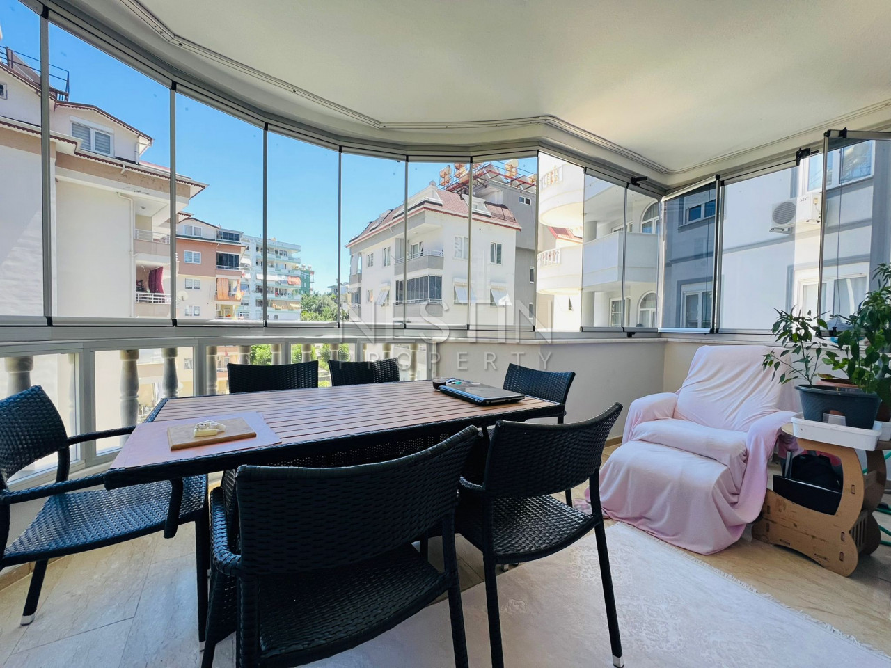 Квартира 2+1 в 600 метрах от моря в районе Тосмур фото 13