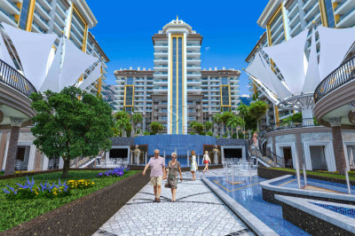 Просторная квартира 1+1 в комплексе на стадии строительства в районе Махмутлар фото 3