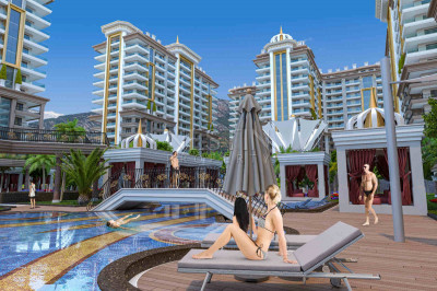 Просторная квартира 1+1 в комплексе на стадии строительства в районе Махмутлар фото 5