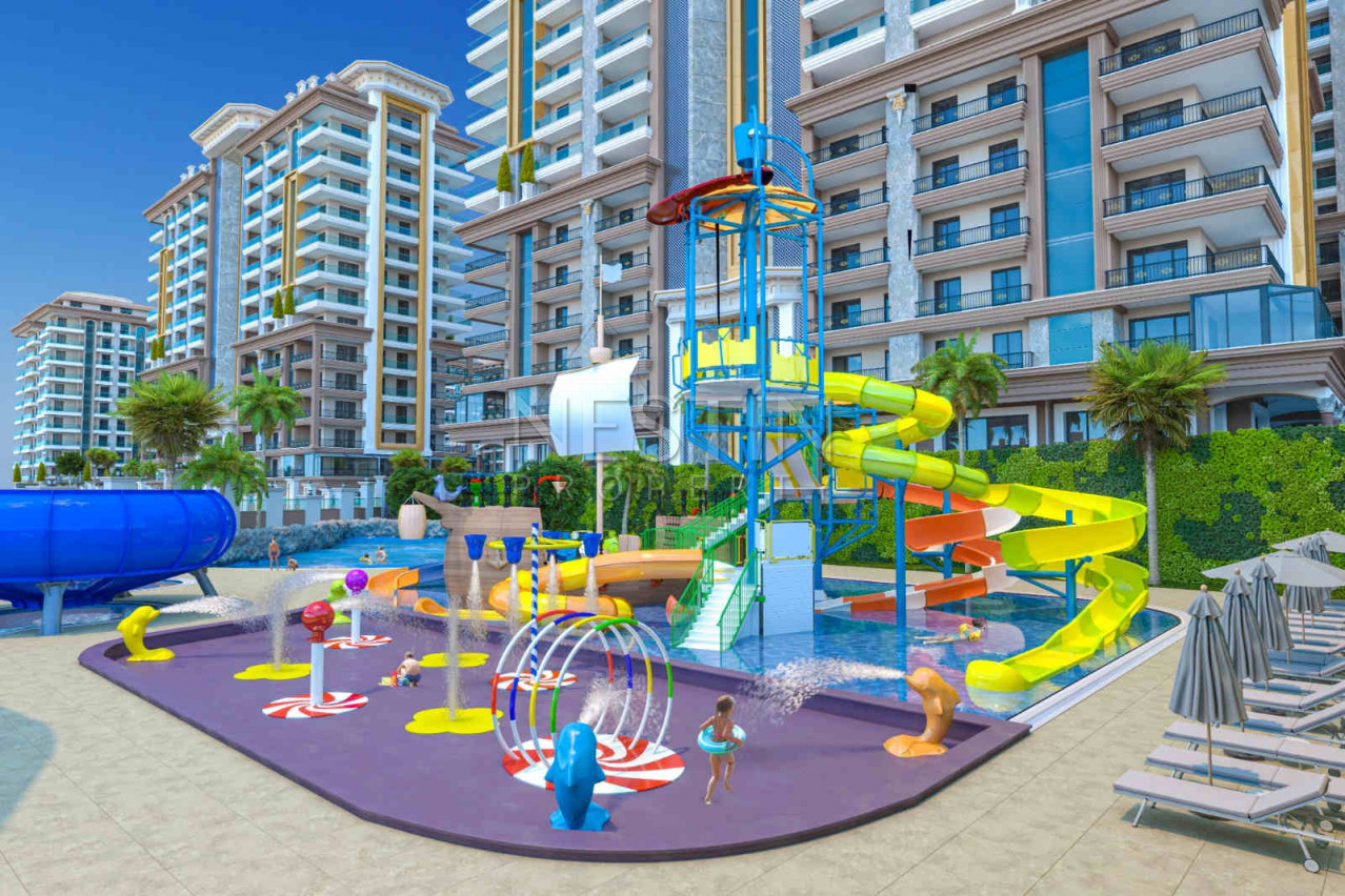 Просторная квартира 1+1 в комплексе на стадии строительства в районе Махмутлар фото 14