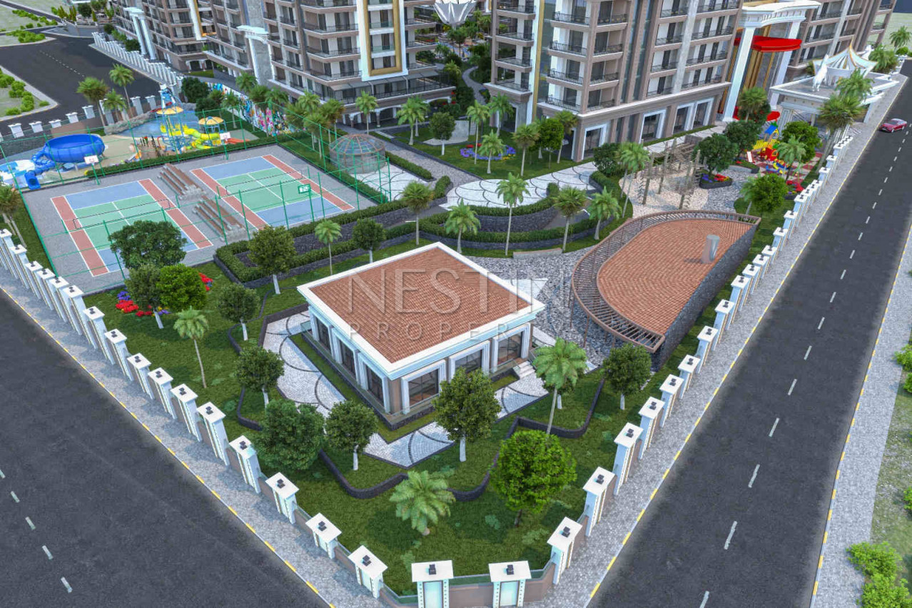 Просторная квартира 1+1 в комплексе на стадии строительства в районе Махмутлар фото 16