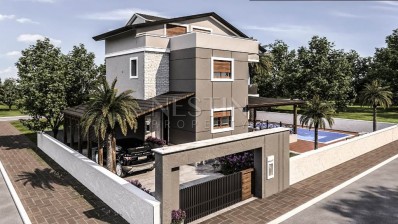 Элитные виллы класса Люкс на стадии строительства в районе Белек фото 3