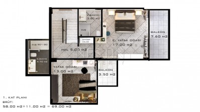 Элитные виллы класса Люкс на стадии строительства в районе Белек фото 18