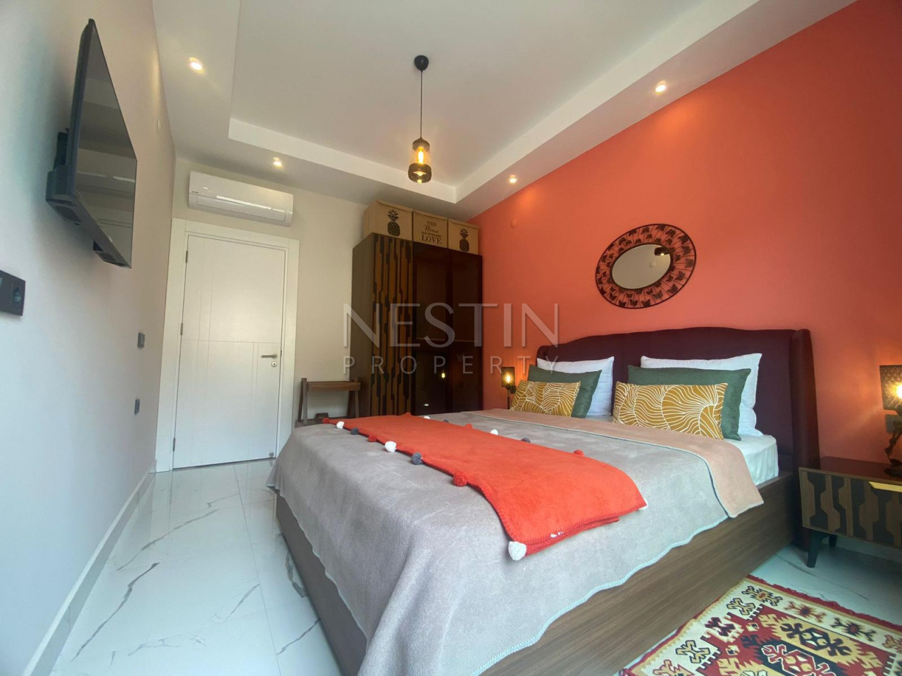 Квартира 1+1 в районе Каргыджак в 100 м от Средиземного моря фото 16