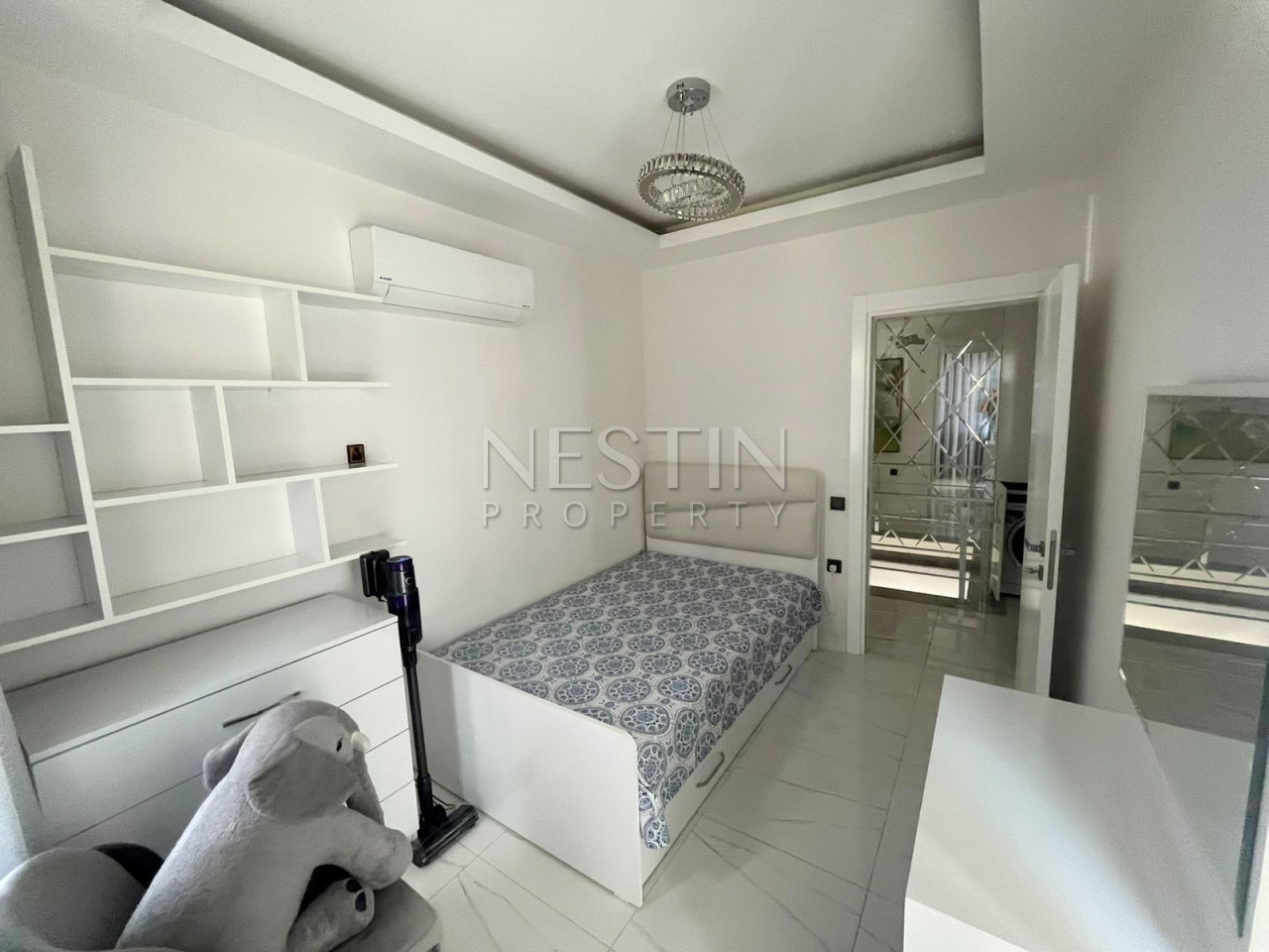 Садовый дуплекс 3+1 с уютной террасой в центре города Аланья фото 15