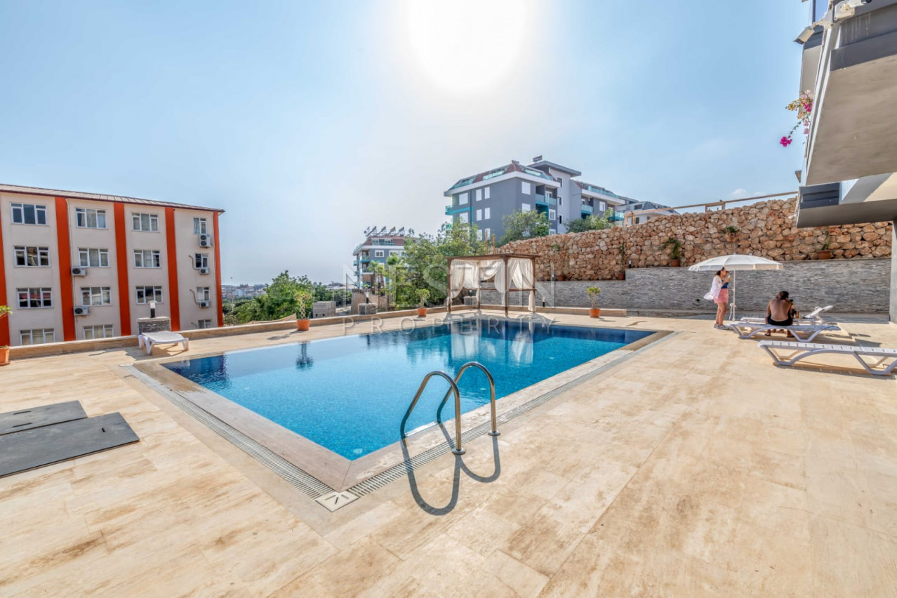 Квартира 1+1 в районе Оба в 1000 м от Средиземного моря фото 3