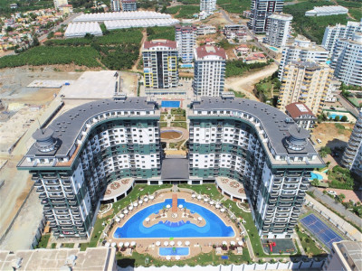 Квартира 1+1 в жилом комплексе премиум класса в 600 м от Средиземного моря фото 1