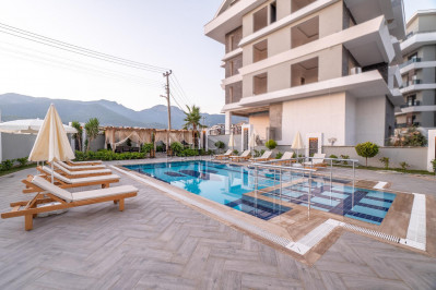 Квартира 1+1 в районе Оба в 2500 м от Средиземного моря фото 1