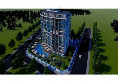 Квартиры 1+1 и 2+1 в новом жилом комплексе в Махмутларе в рассрочку фото 9