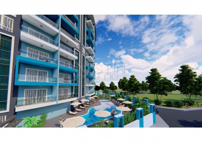 Квартиры 1+1 и 2+1 в новом жилом комплексе в Махмутларе в рассрочку фото 15