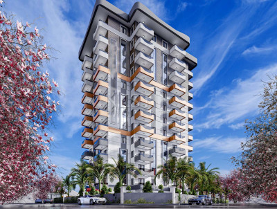 Квартира 1+1 в комплексе на этапе строительсвта в 700 м от моря в районе Махмутлар фото 2