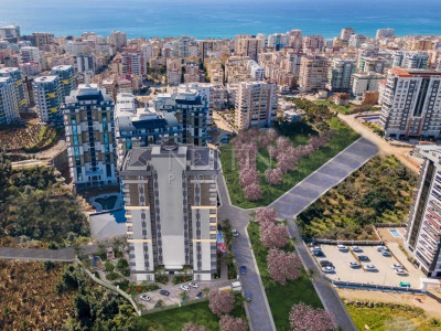 Квартира 1+1 в комплексе на этапе строительсвта в 700 м от моря в районе Махмутлар фото 3