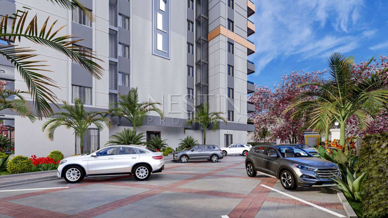 Квартира 1+1 в комплексе на этапе строительсвта в 700 м от моря в районе Махмутлар фото 10