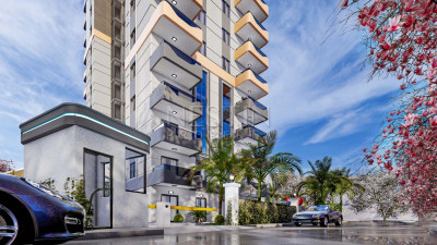 Квартира 1+1 в комплексе на этапе строительсвта в 700 м от моря в районе Махмутлар фото 12