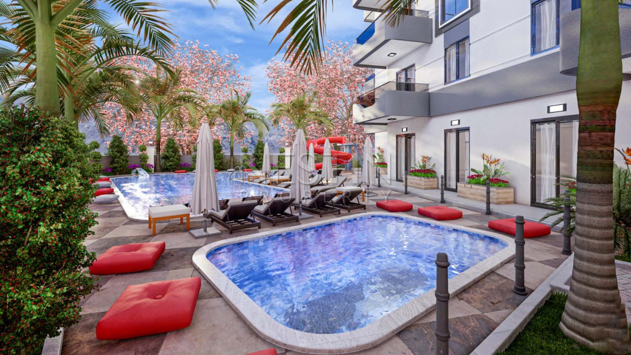 Квартира 1+1 в комплексе на этапе строительсвта в 700 м от моря в районе Махмутлар фото 15