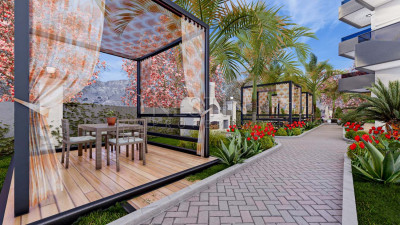 Квартира 1+1 в комплексе на этапе строительсвта в 700 м от моря в районе Махмутлар фото 16