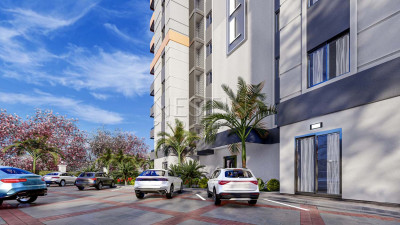 Квартира 1+1 в комплексе на этапе строительсвта в 700 м от моря в районе Махмутлар фото 18