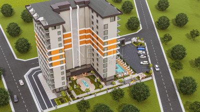 Две квартиры 1+1 в комплексе на этапе стротиельства в районе Махмутлар фото 4