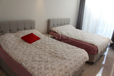 Квартира 2+1 в люксовом жилом комплексе с панорамным видом на море в Конаклы. фото 9