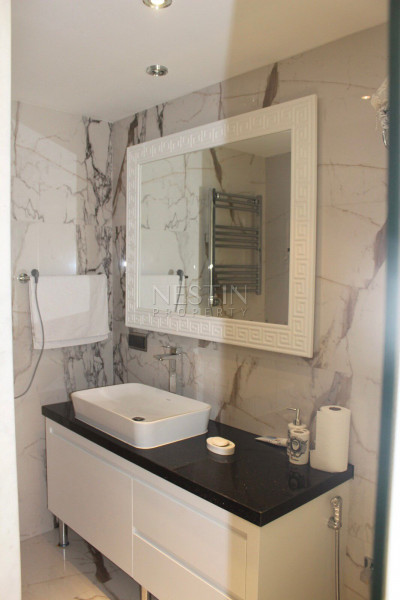 Квартира 2+1 в люксовом жилом комплексе с панорамным видом на море в Конаклы. фото 12