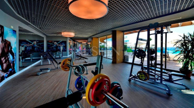 Квартира 2+1 в люксовом жилом комплексе с панорамным видом на море в Конаклы. фото 19