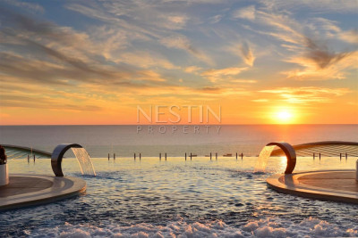 Квартира 2+1 в люксовом жилом комплексе с панорамным видом на море в Конаклы. фото 29