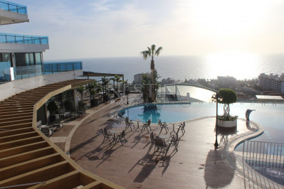 Квартира 2+1 в люксовом жилом комплексе с панорамным видом на море в Конаклы. фото 32