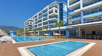 Квартира-студия 1+0 в комплексе с инфраструктурой в районе Кестель фото 3