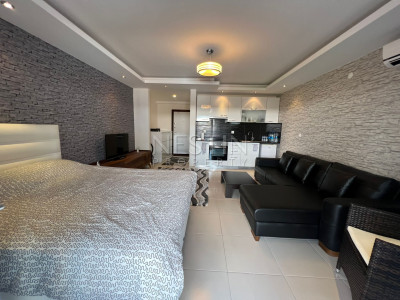 Квартира-студия 1+0 в комплексе с инфраструктурой в районе Кестель фото 13