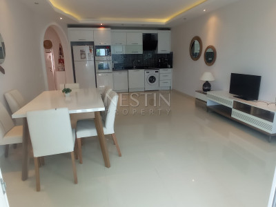 Большая квартира 1+1 в 600 м от Средиземного моря в районе Тосмур фото 1