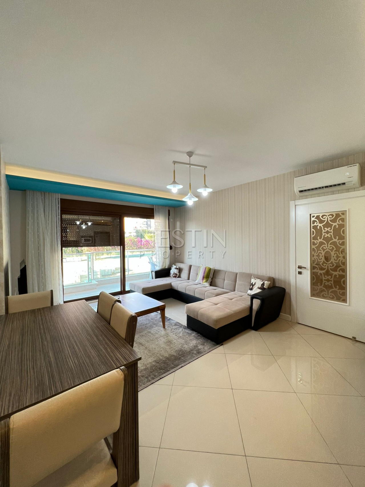 Большая квартира 1+1 в районе Тосмур в 200 м от моря фото 6