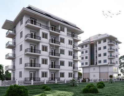 Квартира 1+1 в новом доме в районе Каргыджак в 200 м от моря фото 3